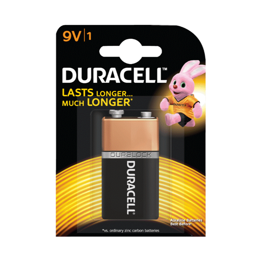 Duracell 9V PP3 Batteries 1